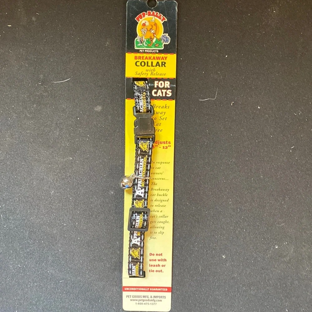 NEW - Appalachian State University Breakaway Cat Collar